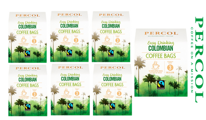 Percol Colombian Coffee Bags 8g Pack 10s - NWT FM SOLUTIONS - YOUR CATERING WHOLESALER