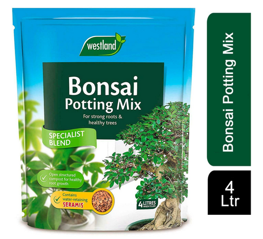 Westland Bonsai Potting Compost Mix and Enriched with Seramis 4 Litre - NWT FM SOLUTIONS - YOUR CATERING WHOLESALER