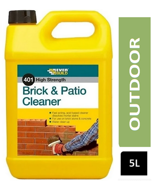 Everbuild 401 Brick & Patio Cleaner 5 Litre - NWT FM SOLUTIONS - YOUR CATERING WHOLESALER