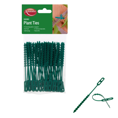 Ambassador Adjustable Plant Ties 12.5cm Pack 50's - NWT FM SOLUTIONS - YOUR CATERING WHOLESALER