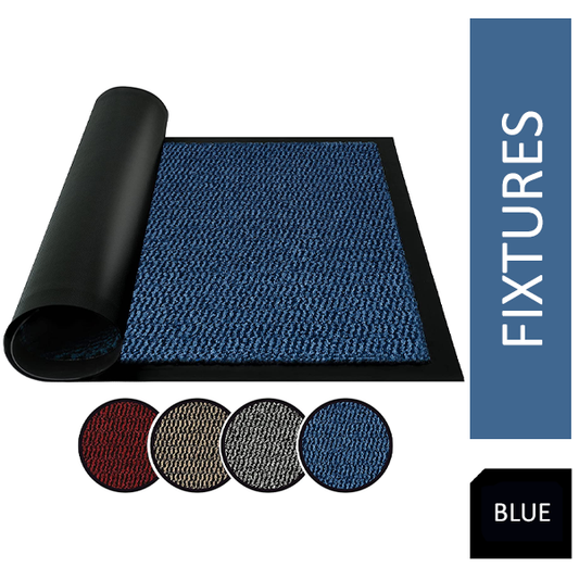 Fixtures Barrier Floor Mat 120cm x 180cm Blue - NWT FM SOLUTIONS - YOUR CATERING WHOLESALER