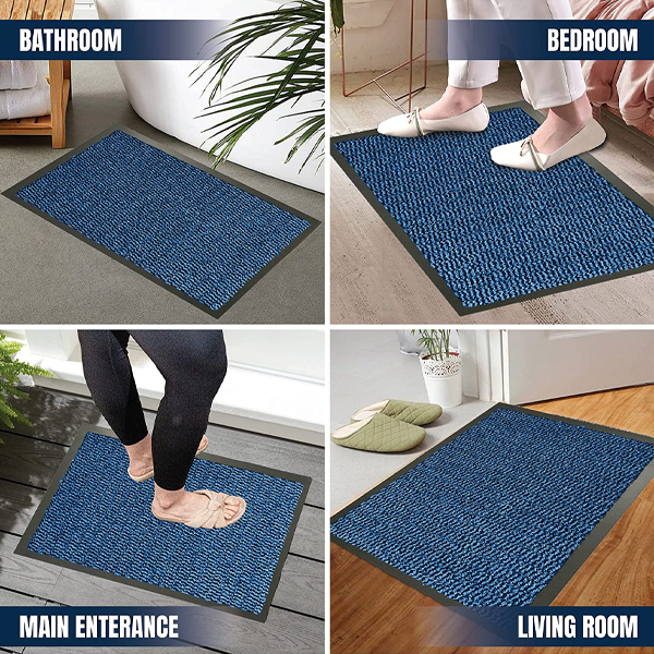 Fixtures Barrier Floor Mat 40cm x 60cm Blue