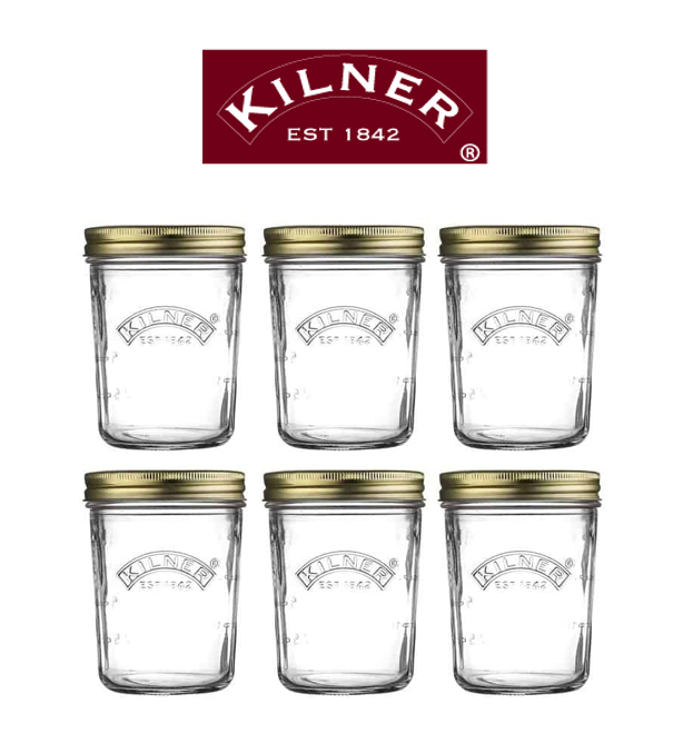 Kilner Wide Mouth Preserve Glass Jar 0.35 Litre