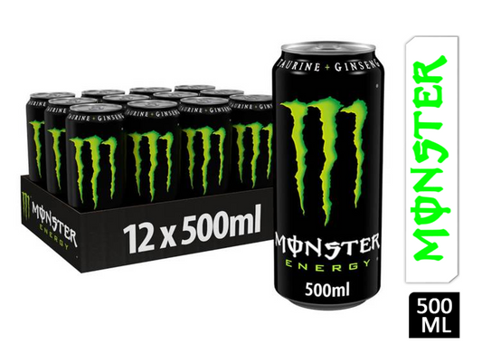 Monster Energy Cans 12x500ml - NWT FM SOLUTIONS - YOUR CATERING WHOLESALER