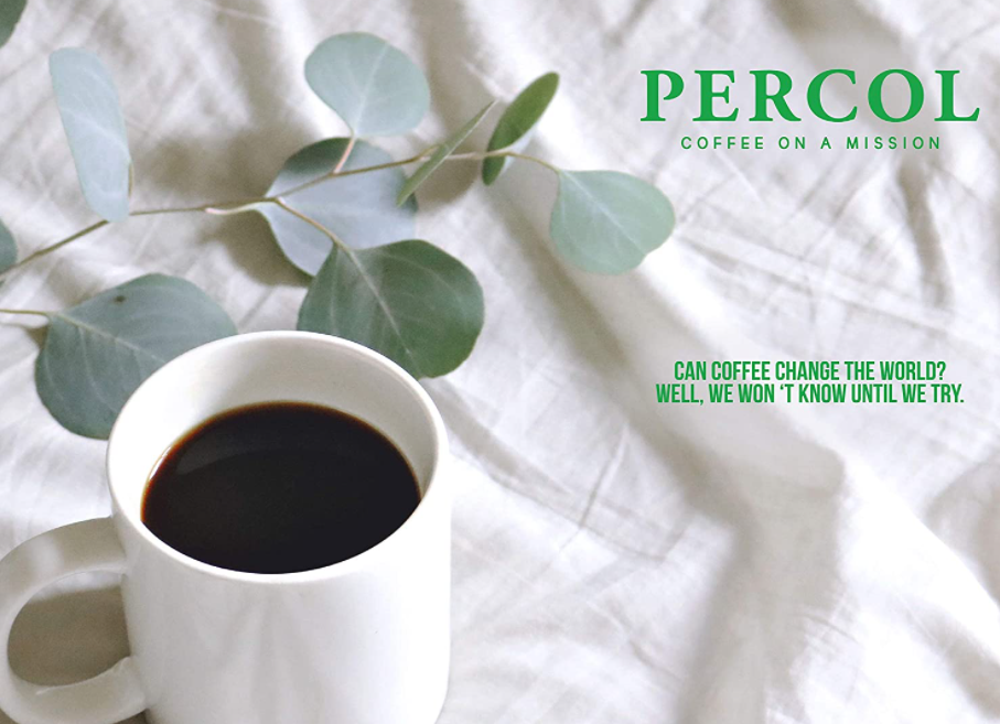 PERCOL Rainforest Alliance All Day Americano Instant Coffee 100g