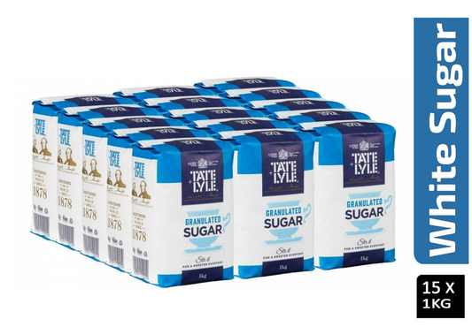Tate & Lyle Granulated Sugar 1kg - NWT FM SOLUTIONS - YOUR CATERING WHOLESALER