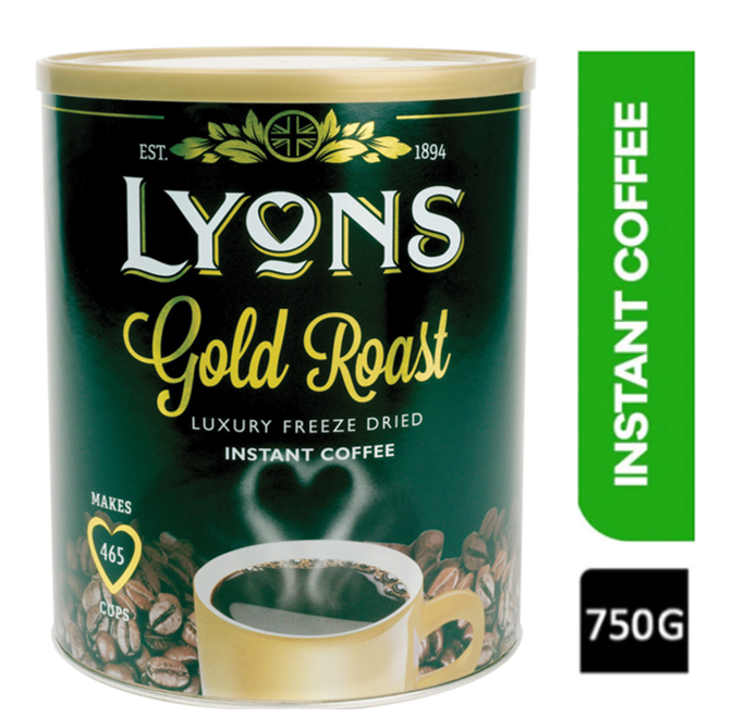 Lyons Gold Roast Freeze Dried Coffee 750g