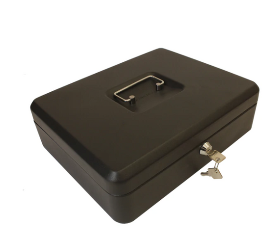 Cathedral Black 12inch Cash Box - NWT FM SOLUTIONS - YOUR CATERING WHOLESALER