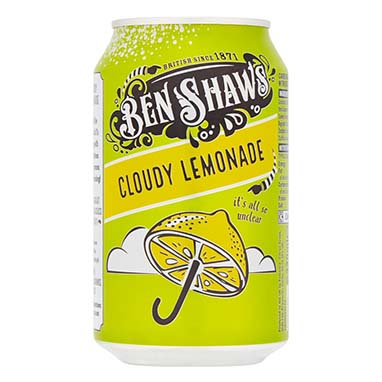 Ben Shaws Cloudy Lemonade Cans 24x330ml - NWT FM SOLUTIONS - YOUR CATERING WHOLESALER