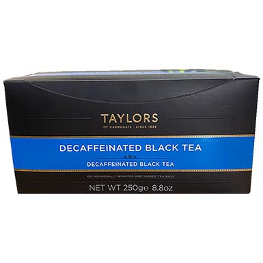 Taylors of Harrogate Decaf Breakfast Enveloped Tea Pack 100"s