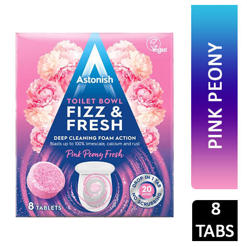 Astonish Fizz & Fresh Toilet Bowl Tabs Pack 8's - NWT FM SOLUTIONS - YOUR CATERING WHOLESALER