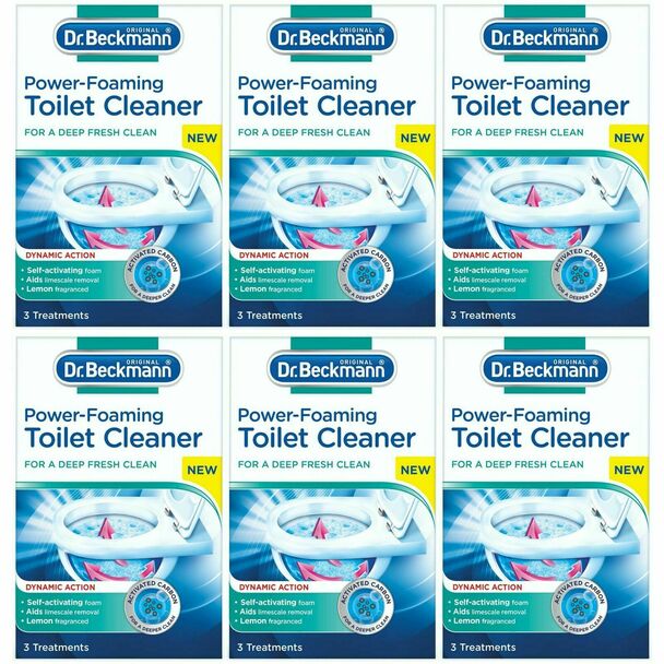 Dr. Beckmann Power-Foaming Toilet Cleaner 3x100g - NWT FM SOLUTIONS - YOUR CATERING WHOLESALER
