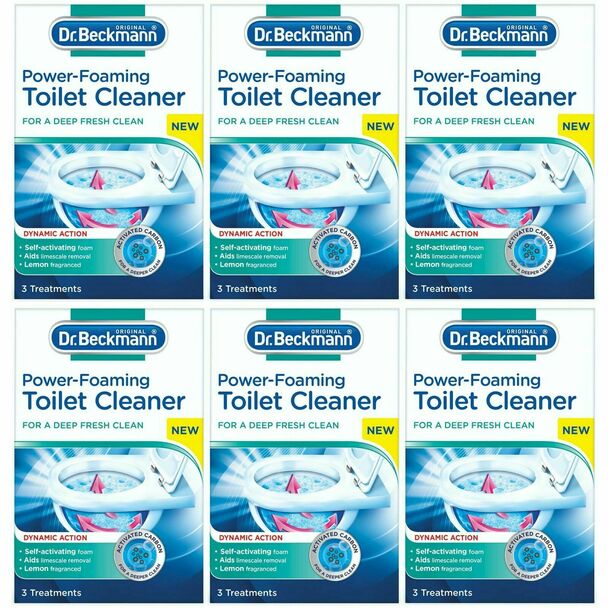 Dr. Beckmann Power-Foaming Toilet Cleaner 3x100g - NWT FM SOLUTIONS - YOUR CATERING WHOLESALER