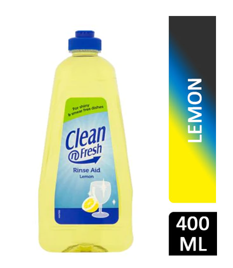 Clean And Fresh Rinse Aid Lemon 400ml - NWT FM SOLUTIONS - YOUR CATERING WHOLESALER
