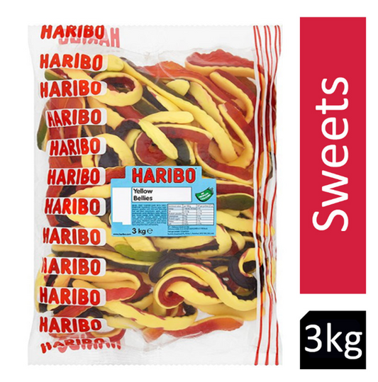 Haribo Yellow Bellies 3kg Bag - NWT FM SOLUTIONS - YOUR CATERING WHOLESALER