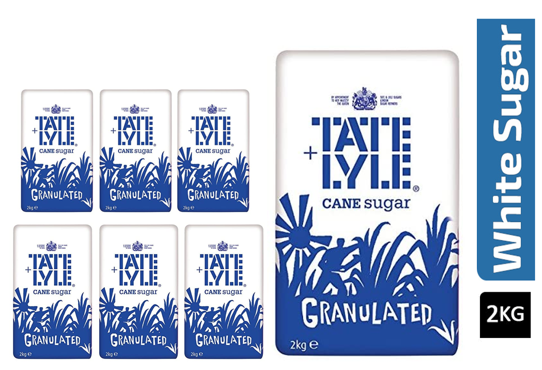 Tate & Lyle 2kg Granulated  Sugar Paper Bag - NWT FM SOLUTIONS - YOUR CATERING WHOLESALER