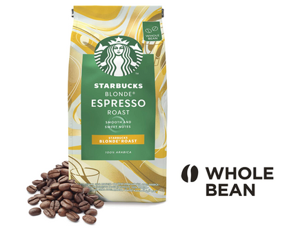 Starbucks Blonde Espresso Roast Coffee Beans 200g
