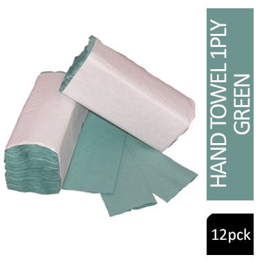 C-Fold 1 Ply Green Hand Towels 210's