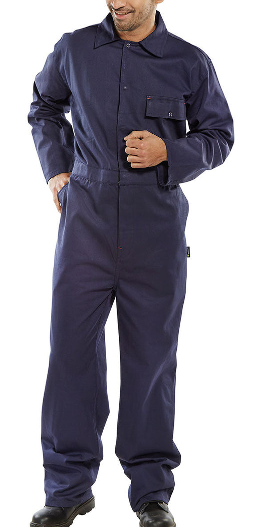Beeswift Workwear Navy Boilersuit Size 54 - NWT FM SOLUTIONS - YOUR CATERING WHOLESALER