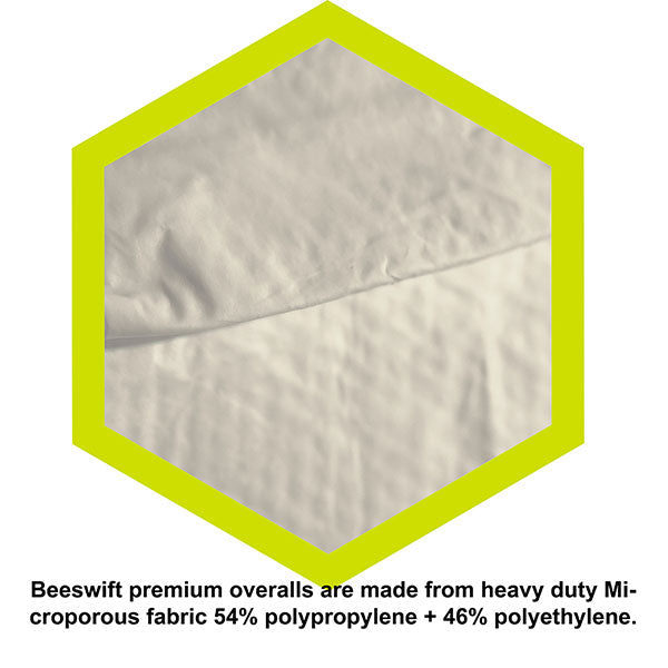 Beeswift Once White Large Disposable Coverall - NWT FM SOLUTIONS - YOUR CATERING WHOLESALER