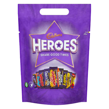 Cadbury Dairy Milk Heroes Pouch, 300g