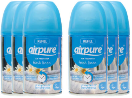 AirPure Linen Refill 250ml - NWT FM SOLUTIONS - YOUR CATERING WHOLESALER