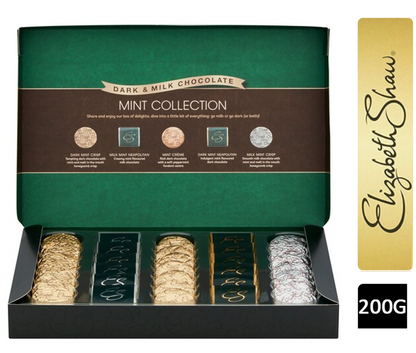 Elizabeth Shaw Dark & Milk Chocolate Mint Collection 200g - NWT FM SOLUTIONS - YOUR CATERING WHOLESALER