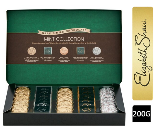 Elizabeth Shaw Dark & Milk Chocolate Mint Collection 200g - NWT FM SOLUTIONS - YOUR CATERING WHOLESALER