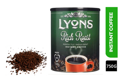Lyons Rich Roast Instant Coffee 750g {465 Cups}