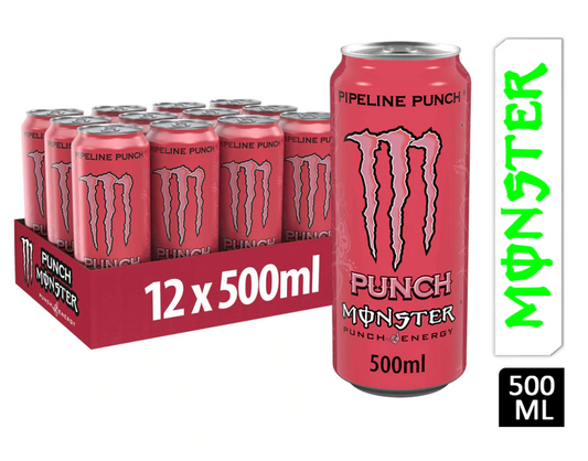 Monster Energy Pipeline Punch Cans 12x500ml - NWT FM SOLUTIONS - YOUR CATERING WHOLESALER