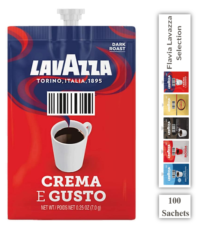 Flavia Lavazza Crema E Gusto Sachets 100's - NWT FM SOLUTIONS - YOUR CATERING WHOLESALER