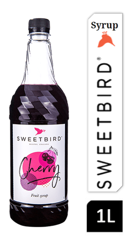 Sweetbird Cherry Coffee Syrup 1litre (Plastic) - NWT FM SOLUTIONS - YOUR CATERING WHOLESALER