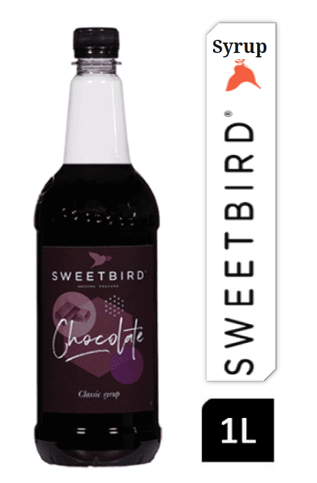 Sweetbird Chocolate Coffee Syrup 1litre (Plastic) - NWT FM SOLUTIONS - YOUR CATERING WHOLESALER