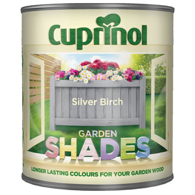 Cuprinol Garden Shades SILVER BIRCH 1 Litre - NWT FM SOLUTIONS - YOUR CATERING WHOLESALER