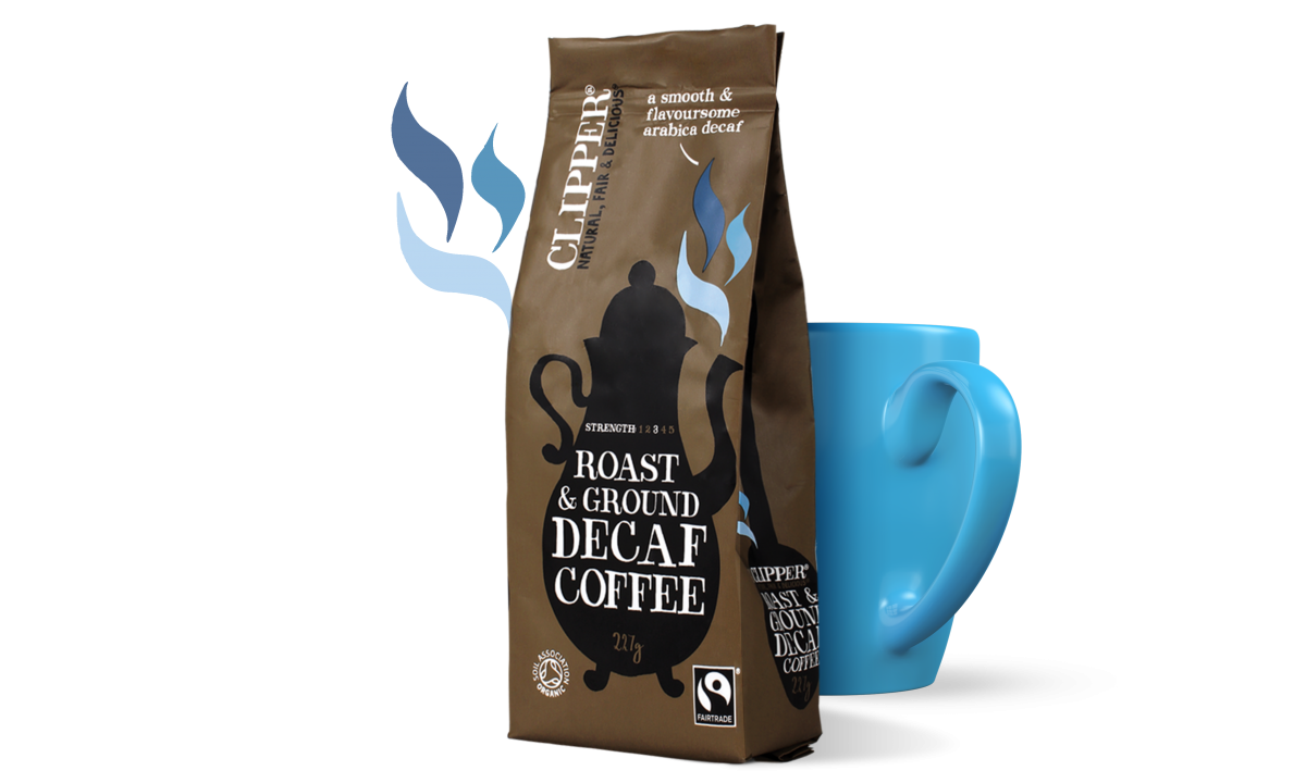 Clipper Fairtrade Organic Decaffeinated Coffee 227g