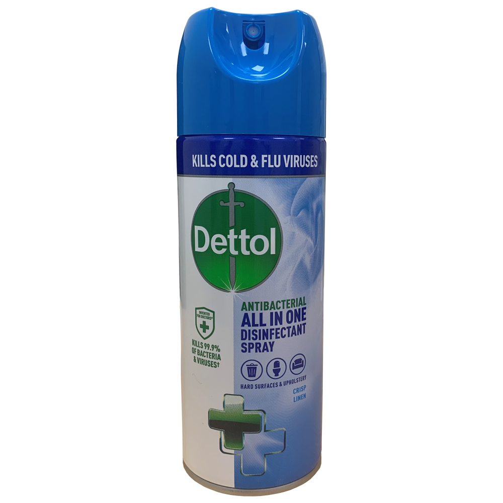 Dettol Crisp Linen Disinfectant Spray 400ml