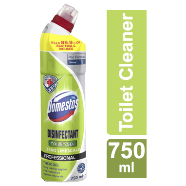 Domestos Pro-Formula Disinfectant Toilet Gel 750ml - NWT FM SOLUTIONS - YOUR CATERING WHOLESALER