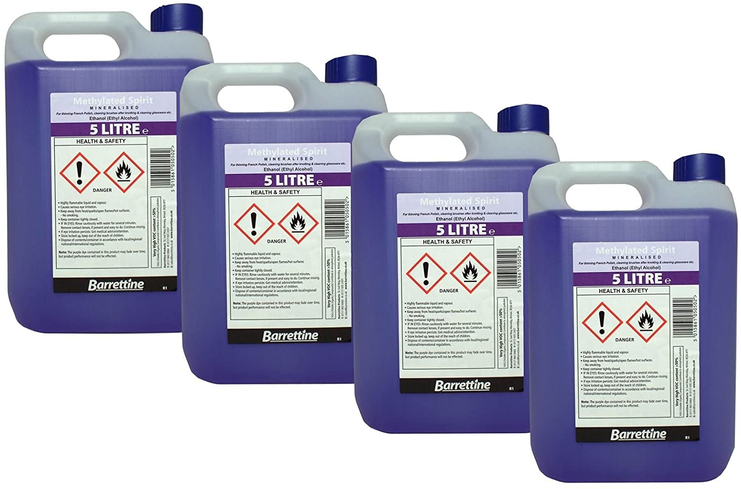 Barrettine Methylated Spirit 5 Litre - NWT FM SOLUTIONS - YOUR CATERING WHOLESALER