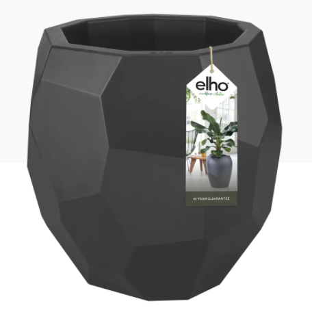 Elho Pure Large 40cm Designer Pot ANTHRACITE - NWT FM SOLUTIONS - YOUR CATERING WHOLESALER