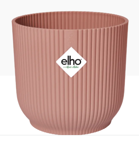 Elho Vibes Fold Round 14cm Display Pot DELICATE PINK - NWT FM SOLUTIONS - YOUR CATERING WHOLESALER