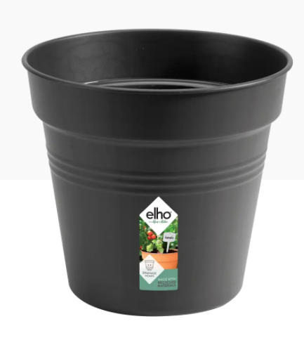 Elho Green Basics Grow Pot 19cm LIVING BLACK - NWT FM SOLUTIONS - YOUR CATERING WHOLESALER