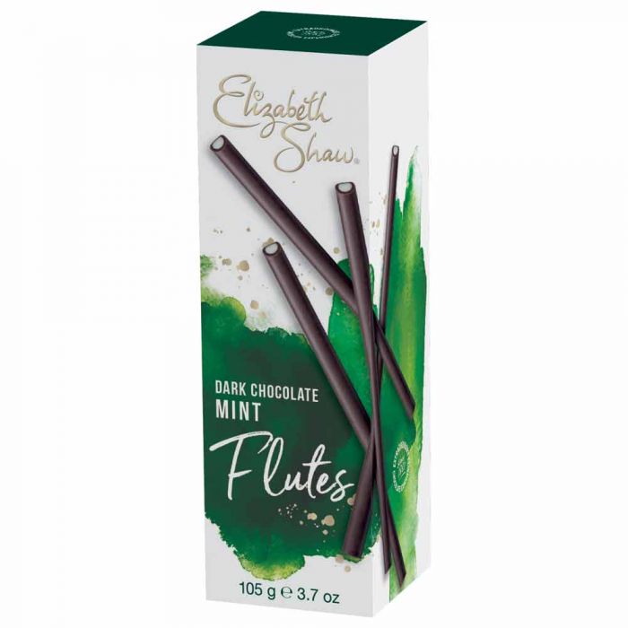 Elizabeth Shaw Dark Chocolate Mint Flutes 105g