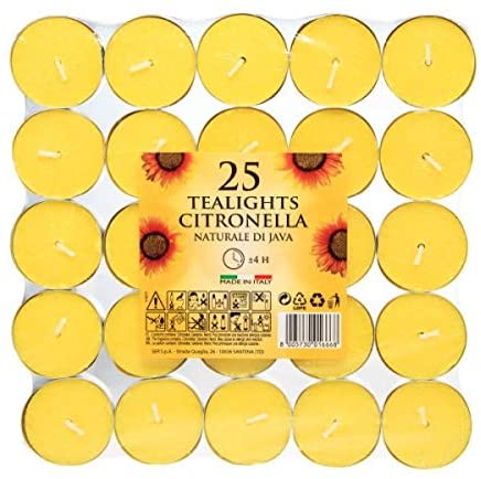 Price's Citronella Tea Lights 25's - NWT FM SOLUTIONS - YOUR CATERING WHOLESALER
