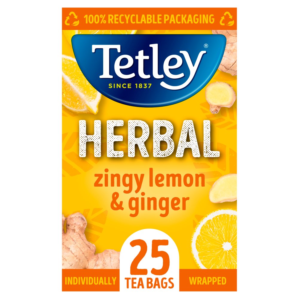 Tetley Lemon & Ginger 25's