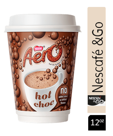 Nescafe & Go Aero Hot Chocolate Cups (Sleeve of 8)