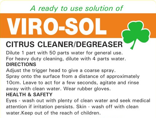 Viro-Sol Kitchen Cleaner & Degreaser 5 Litre