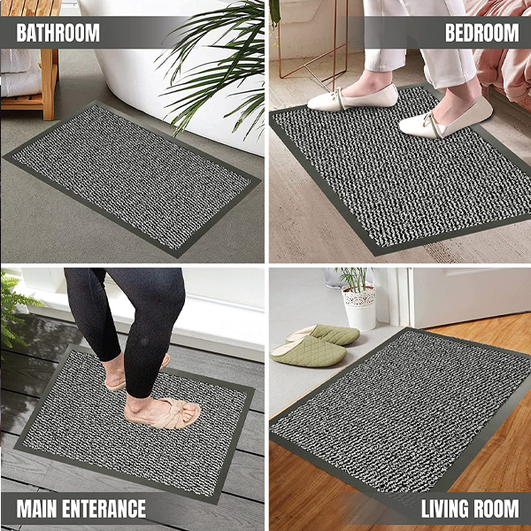 Fixtures Barrier Floor Mat 80cm x 160cm Grey