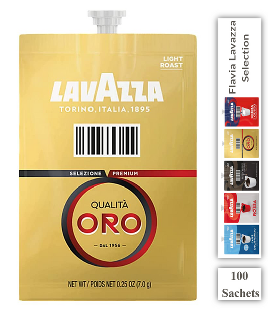 Flavia Lavazza Qualita Oro Sachets 100's - NWT FM SOLUTIONS - YOUR CATERING WHOLESALER