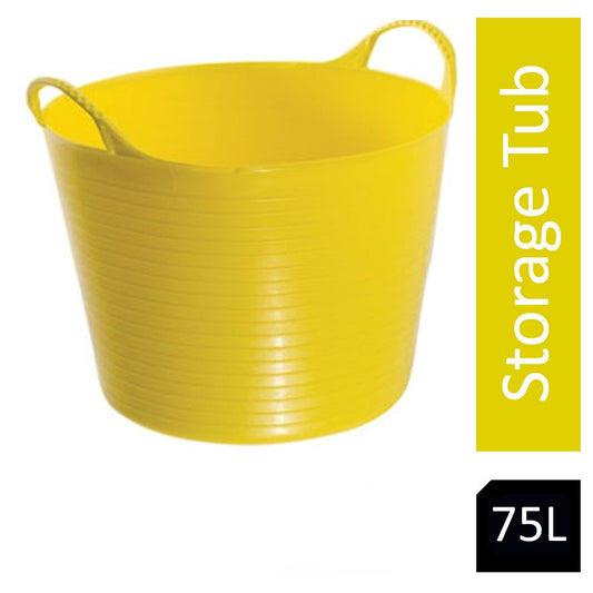 Gorilla Flexi Tub Yellow 75 Litre - NWT FM SOLUTIONS - YOUR CATERING WHOLESALER
