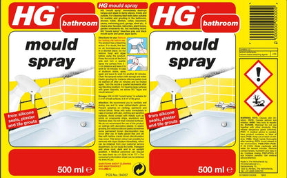 HG Bathroom Mould Spray 500ml